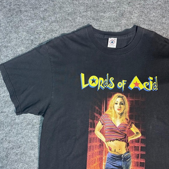 Rare Vintage 90s Lords of Acid Our Little Secret Tour Shirt Delta Pro Weight XL - Picture 13 of 16